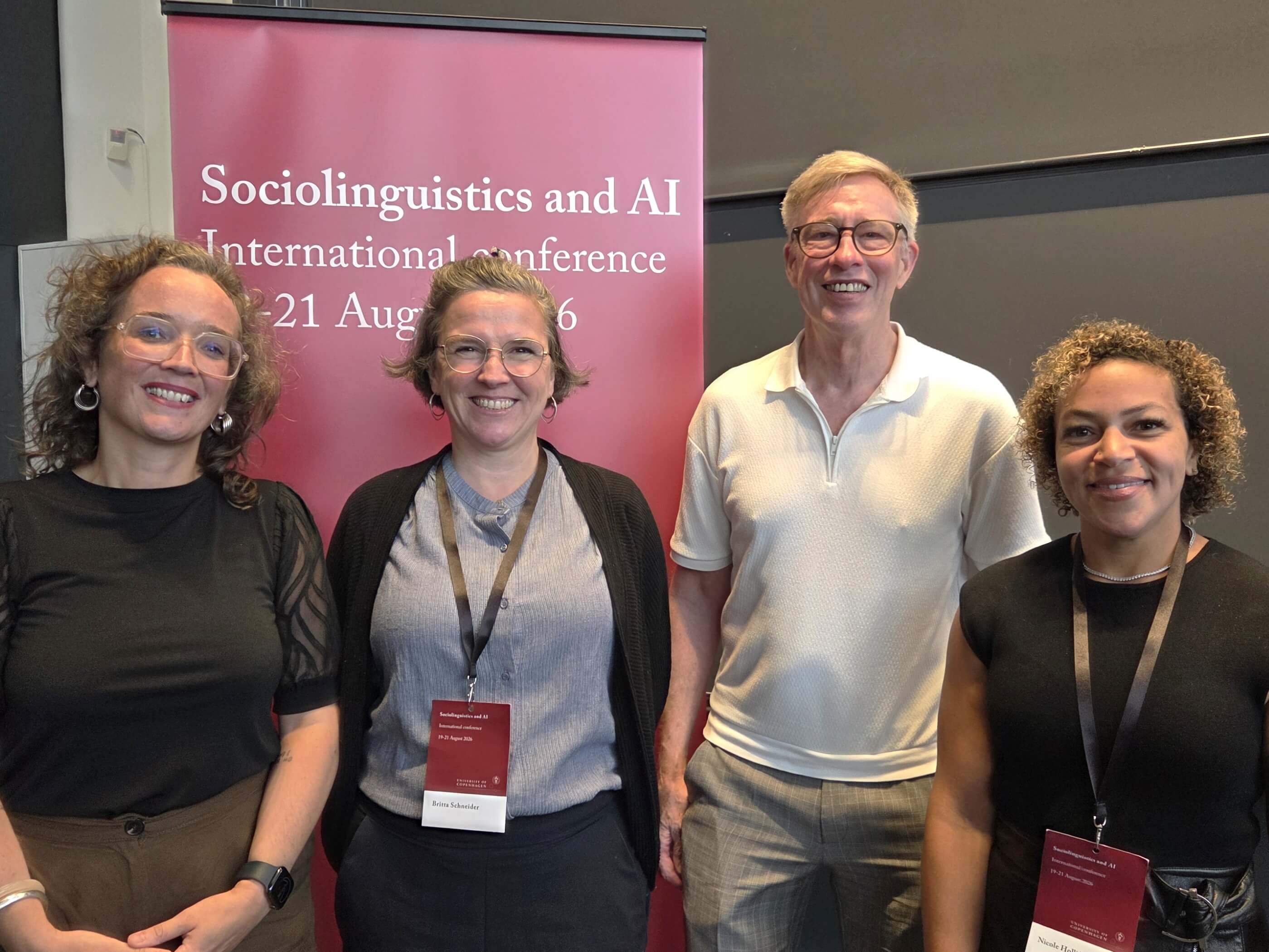 Keynote presenters at Sociolinguistics and AI