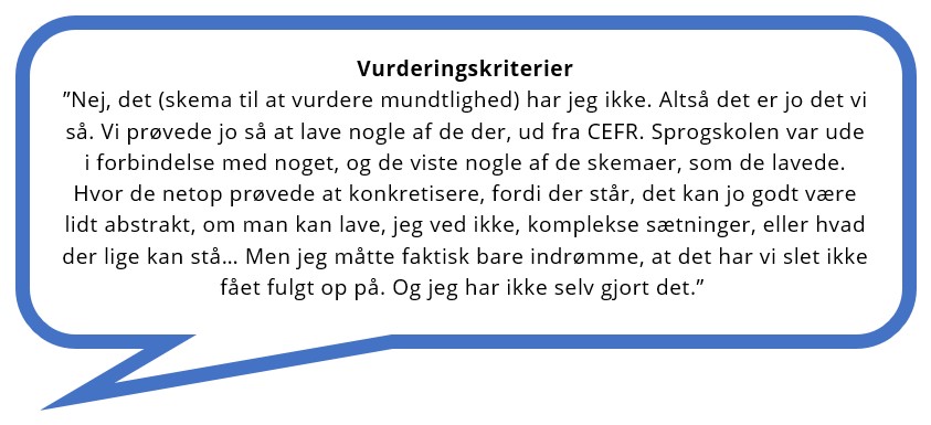 Vurderingskriterier